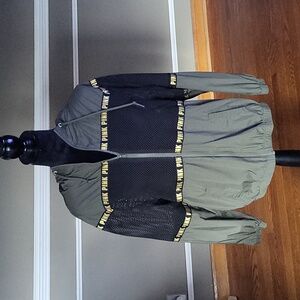 VS Pink Anorak Mesh Windbreaker Jacket Size XS